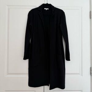 Madewell Camden Sweater Coat — Black — XS